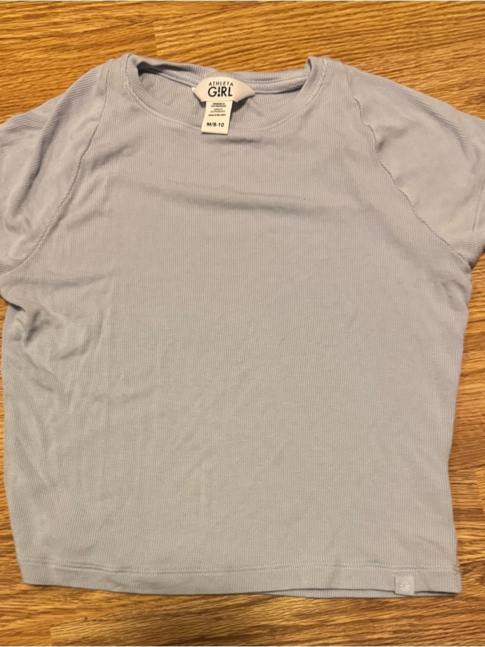 Athleta Girl Power Up Sport Length Tee Size M